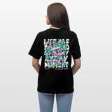 Raijin, Kassetten, 1st | Essential, Relaxed Fit Unisex Bio T-Shirt - Schwarz