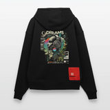 Harmonian, Fantasie, 1st | Heavyweight Oversized Bio Hoodie, Unisex - SOLID BLACK