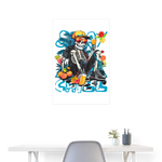 Calveron, Skelet, 1st | Poster 60x90 cm - Weiß