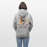 Eldamar, Schlange, 1st | Cruiser, Unisex Bio-Hoodie - Grau meliert