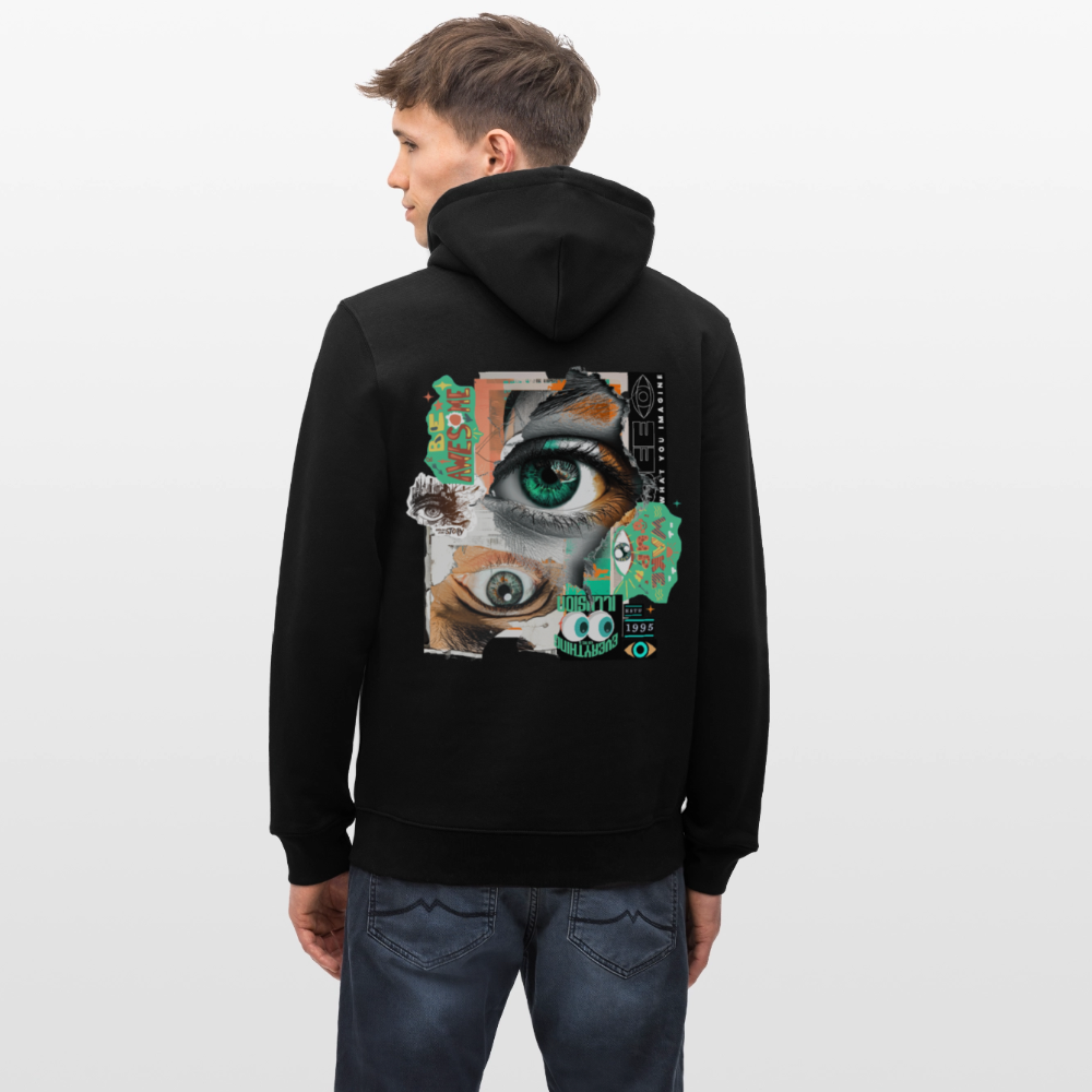 Siegfried, Augen, 1st | Cruiser, Unisex Bio-Hoodie - Schwarz