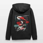 Guanyin, Muschel, 1st | Freshhood, Oversized Unisex Hoodie - Anthrazit