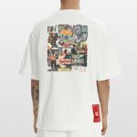 Aurelion, Office, 1st | Heve, Heavyweight Oversized Bio T-Shirt, Unisex - OFF WHITE