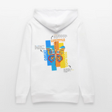 Nebularis, Schmetterling, 1st | Cruiser, Unisex Bio-Hoodie - Weiß