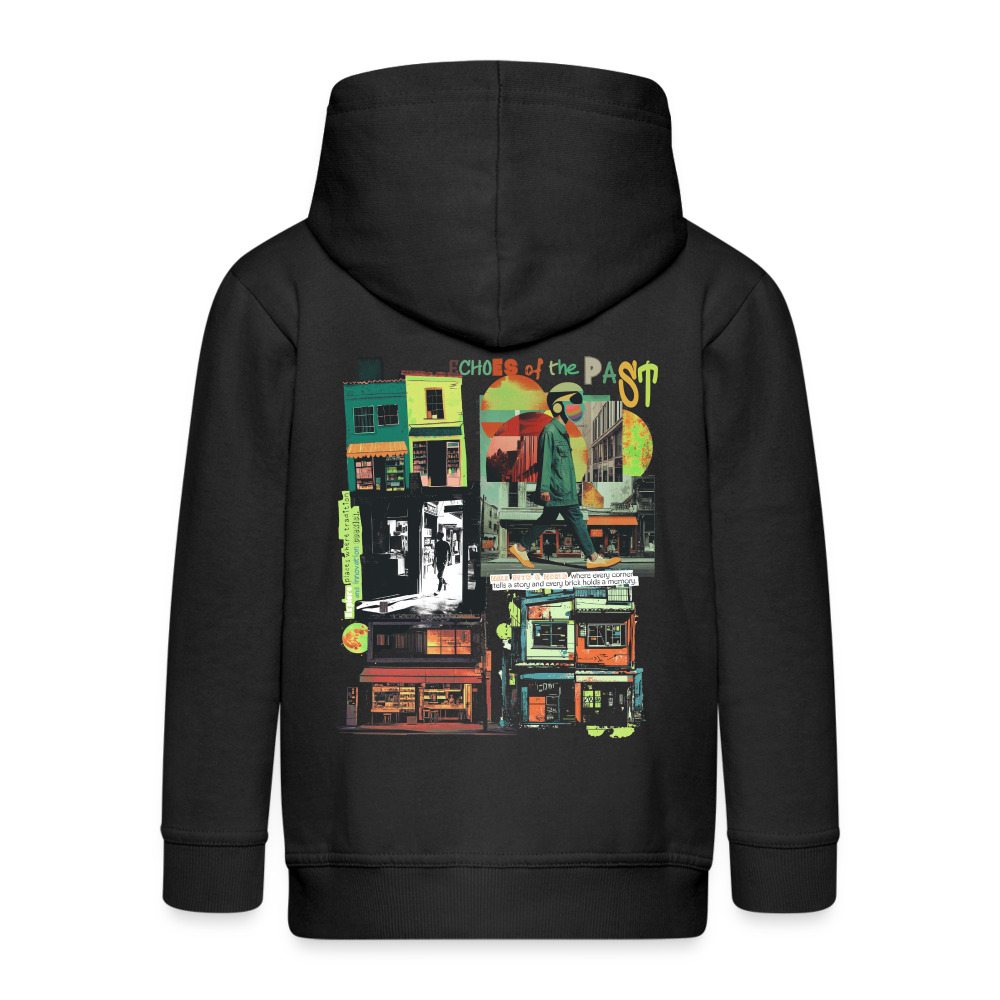 Ganesha, Geschäfte, 1st | Kinder Zip Hoodie - Schwarz