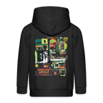 Ganesha, Geschäfte, 1st | Kinder Zip Hoodie - Schwarz