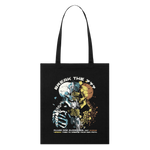 Fujin, Totenkopf, 1st | Bio Stoffbeutel - Schwarz
