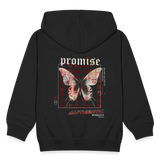 Xurmus, Schmetterling, 1st | Kinder Zip Hoodie - Schwarz