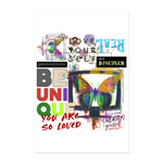Orvathar, Fernseher, 1st | Poster 60x90 cm - Weiß