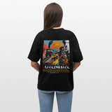 Morphean, Lokomotive, 1st | Blaster, Oversize Bio T-Shirt, Unisex - Schwarz