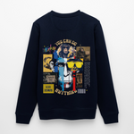 Xurjin, Affe, 1st | Roller, Unisex Bio-Sweatshirt - Navy