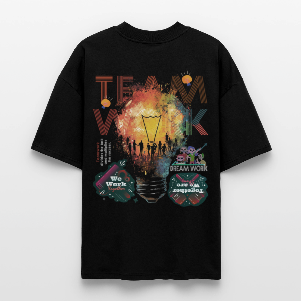 Inari, Glühbirne, 1st | Blaster, Oversize Bio T-Shirt, Unisex - Schwarz