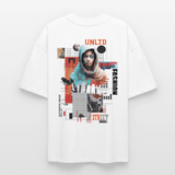 Celestrion, Cyborg, 1st | Blaster, Oversize Bio T-Shirt, Unisex - Weiß