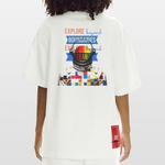 Jovareth, Astronaut, 1st | Heve, Heavyweight Oversized Bio T-Shirt, Unisex - OFF WHITE