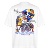 Vorthalos, Skelet, 1st | Blaster, Oversize Bio T-Shirt, Unisex - Weiß