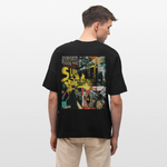 Dionyson, U-Bahn, 1st | Blaster, Oversize Bio T-Shirt, Unisex - Schwarz
