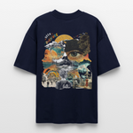 Helian, Frau, 1st | Blaster, Oversize Bio T-Shirt, Unisex - Navy