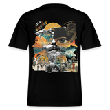 Helian, Frau, 1st | Essential, Relaxed Fit Unisex Bio T-Shirt - Schwarz