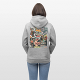 Aurelion, Office, 1st | Cruiser, Unisex Bio-Hoodie - Grau meliert