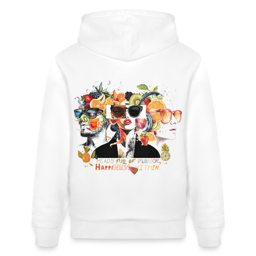 Sylvaris, Gesichter, 1st | Cruiser, Unisex Bio-Hoodie - Weiß