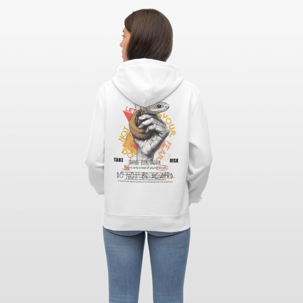 Eldamar, Schlange, 1st | Cruiser, Unisex Bio-Hoodie - Weiß