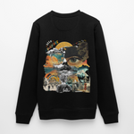 Helian, Frau, 1st | Roller, Unisex Bio-Sweatshirt - Schwarz