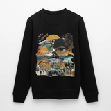 Helian, Frau, 1st | Roller, Unisex Bio-Sweatshirt - Schwarz