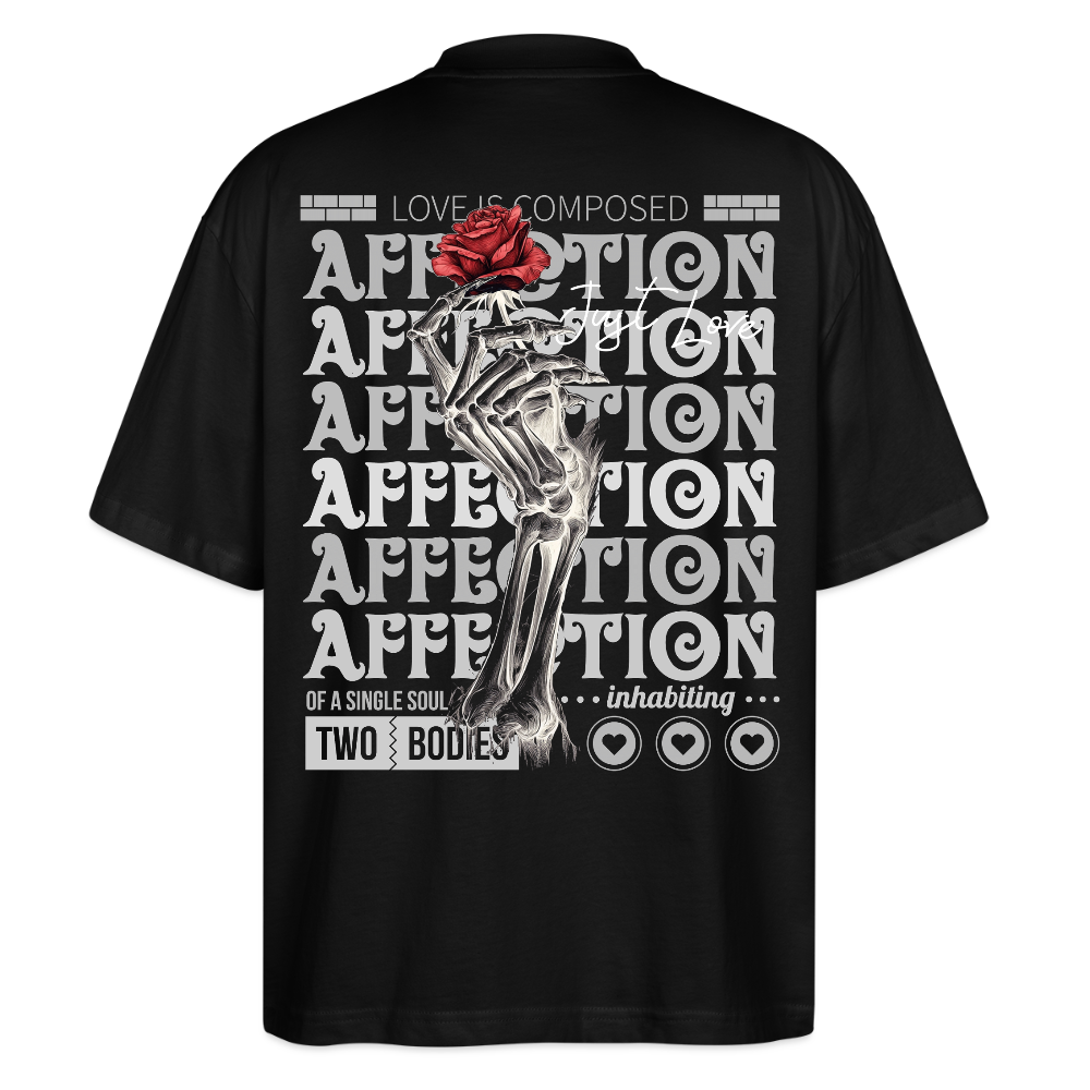 Zeusun, Rose, 1st | Blaster, Oversize Bio T-Shirt, Unisex - Schwarz
