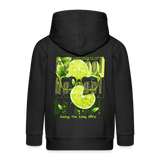 Kali, Limette, 1st | Kinder Zip Hoodie - Schwarz