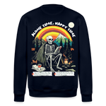 Tethyan, Skelet, 1st | Roller, Unisex Bio-Sweatshirt - Navy