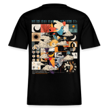 Hekatean, Sternzeichen, 1st | Essential, Relaxed Fit Unisex Bio T-Shirt - Schwarz