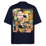 Vaelthar2, Blumen, 1st | Blaster, Oversize Bio T-Shirt, Unisex - Navy