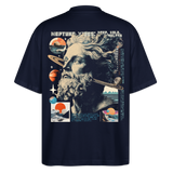 Phoebean, Neptun, 1st | Blaster, Oversize Bio T-Shirt, Unisex - Navy