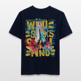 Perseus, Beten, 1st | Essential, Relaxed Fit Unisex Bio T-Shirt - Navy