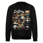 Tritonan, Kaffee, 1st | Roller, Unisex Bio-Sweatshirt - Schwarz