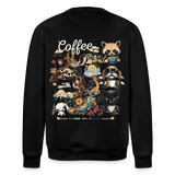 Tritonan, Kaffee, 1st | Roller, Unisex Bio-Sweatshirt - Schwarz