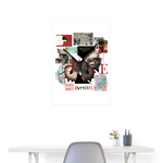 Zentharior, Schmetterling, 1st | Poster 60x90 cm - Weiß