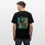 Herakles, Gorilla, 1st | Essential, Relaxed Fit Unisex Bio T-Shirt - Schwarz
