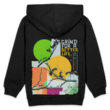 Draganis, Ameisen, 1st | Kinder Hoodie - Schwarz