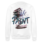 Ignisvar, Haus, 1st | Roller, Unisex Bio-Sweatshirt - Weiß