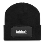 Reycelte Patch Beanie - Schwarz