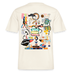 Nytheris, Waage, 1st | Essential, Relaxed Fit Unisex Bio T-Shirt - Naturweiß 