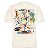 Nytheris, Waage, 1st | Essential, Relaxed Fit Unisex Bio T-Shirt - Naturweiß 