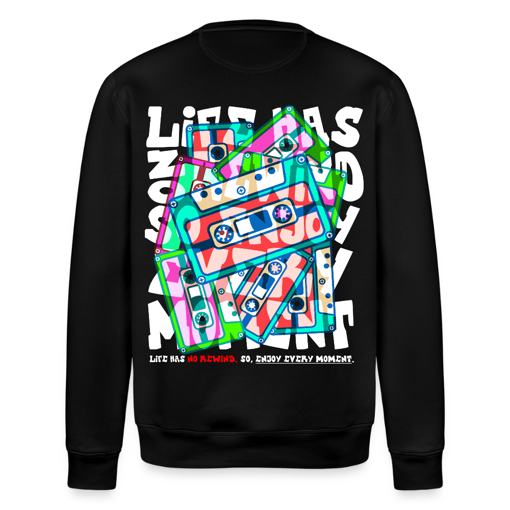 Raijin, Kassetten, 1st | Roller, Unisex Bio-Sweatshirt - Schwarz