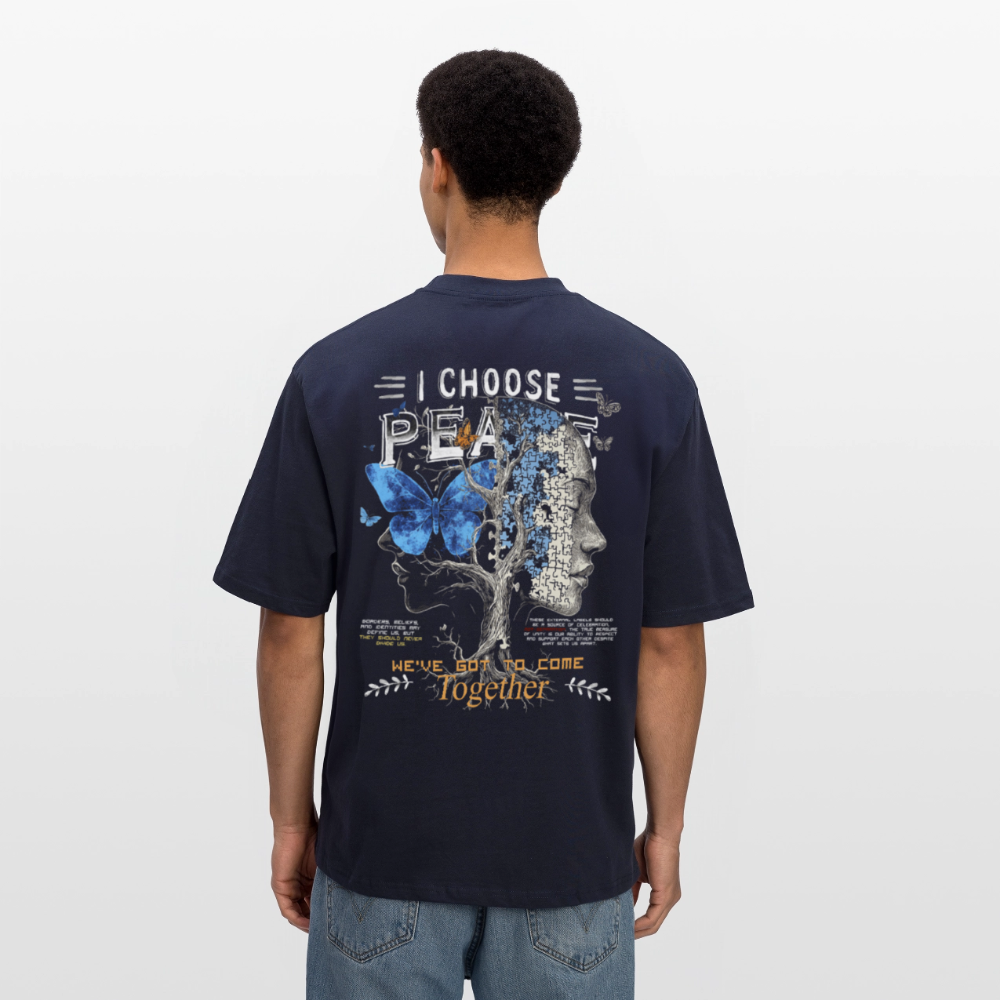 Ravana , Baum, 1st | Breezy, Oversized Unisex T-Shirt - Navy