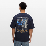Ravana , Baum, 1st | Breezy, Oversized Unisex T-Shirt - Navy