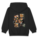 Atalantan, Essen, 1st | Kinder Zip Hoodie - Schwarz