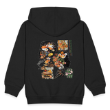 Atalantan, Essen, 1st | Kinder Zip Hoodie - Schwarz