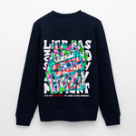 Raijin, Kassetten, 1st | Roller, Unisex Bio-Sweatshirt - Navy