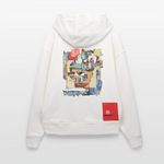 Seraphion, Gesichter, 1st | Heavyweight Oversized Bio Hoodie, Unisex - OFF WHITE